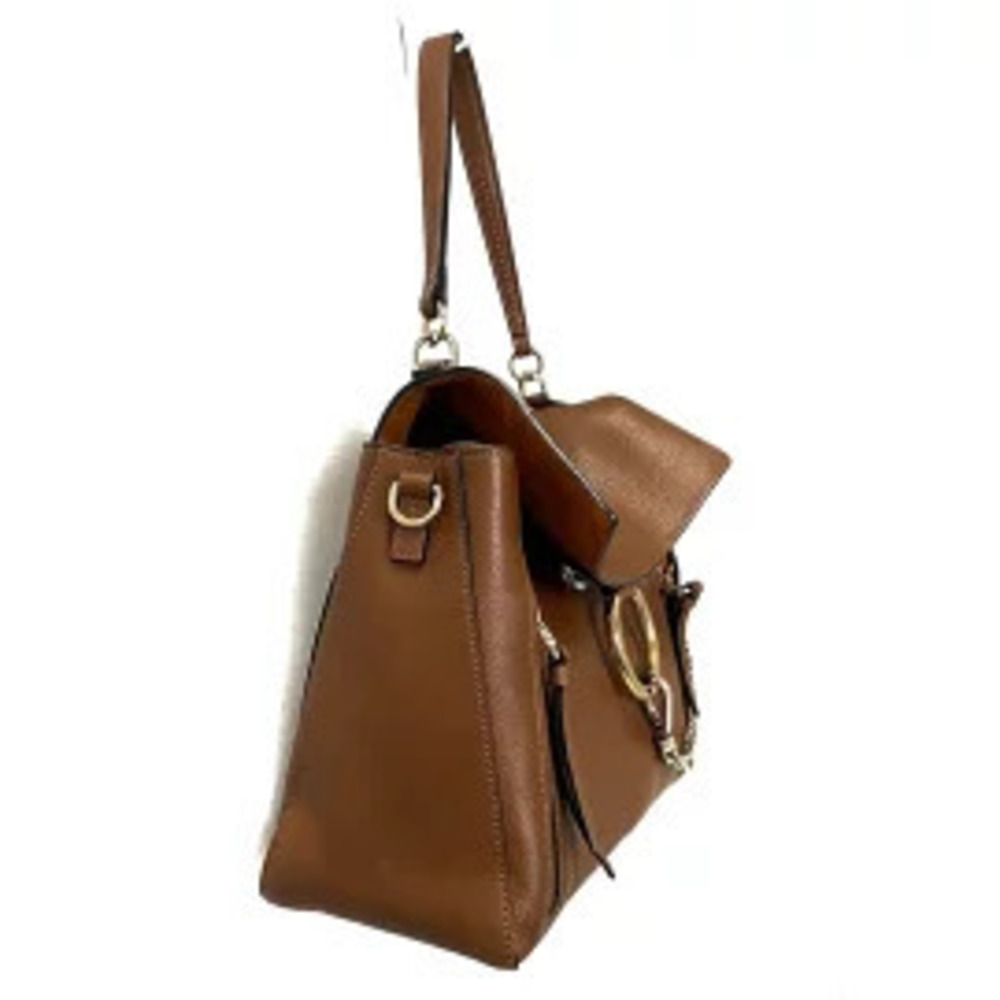 Chloe Fay Day Handbag Brown Leather